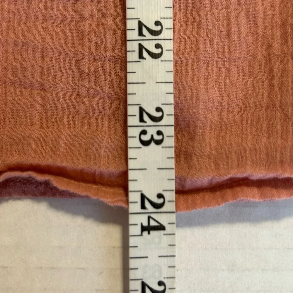 Ba&Sh Womens peasant dusty rose blouse sz 0